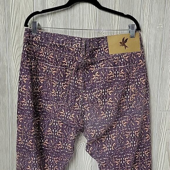 One Teaspoon Azteca Leopard Tapered Denim Jeans Womens Size 29 NWT - Picture 5 of 15